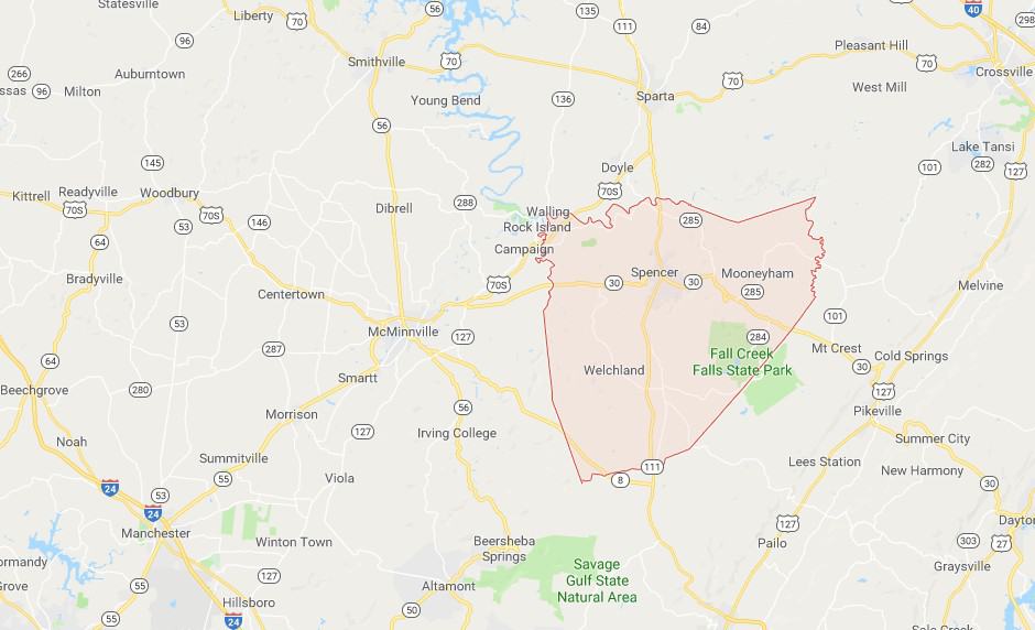 Sinkholes in Van Buren County, TN Tennessee Sinkholes Tony's