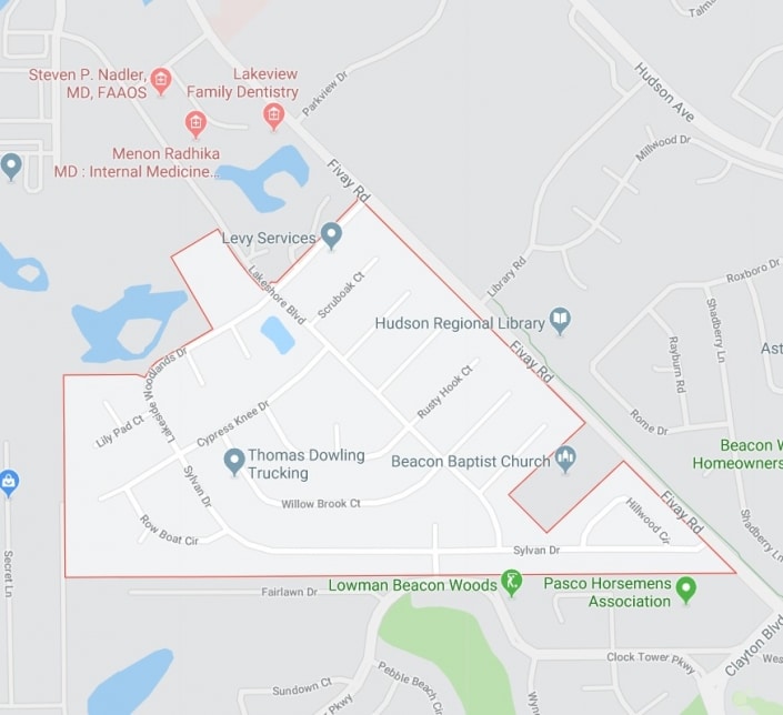 Lakeside Woodlands – Pasco County Depressions in Florida | Interactive