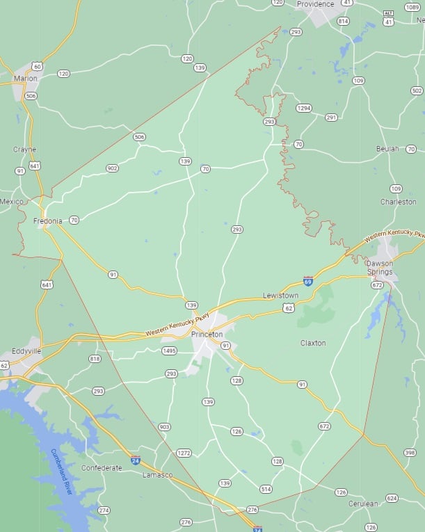 Sinkholes in Caldwell County, KY Kentucky Sinkholes Tony's Sinkhole