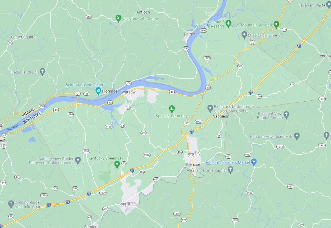 Sinkholes in Gallatin County, KY Kentucky Sinkholes Tony's Sinkhole