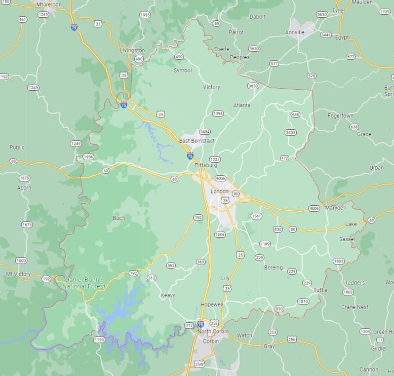 Sinkholes in Laurel County, KY Kentucky Sinkholes Interactive
